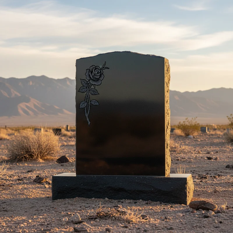 Quality granite monument for Las Cruces families