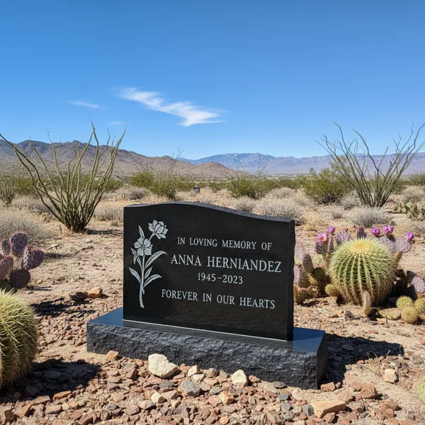 Memorial bench monument