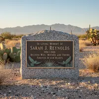 Bronze Plaque Memorial