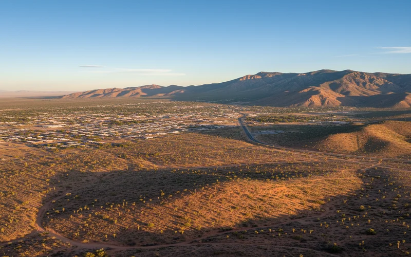 Alamogordo, New Mexico with Sacramento Mountains